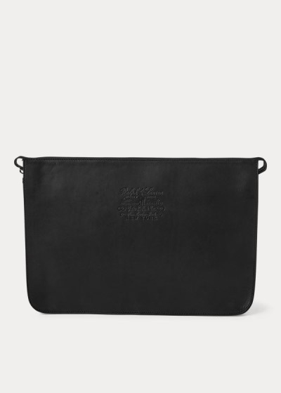 Malas Polo Ralph Lauren Heritage Couro Folio Homem 24860-VINW